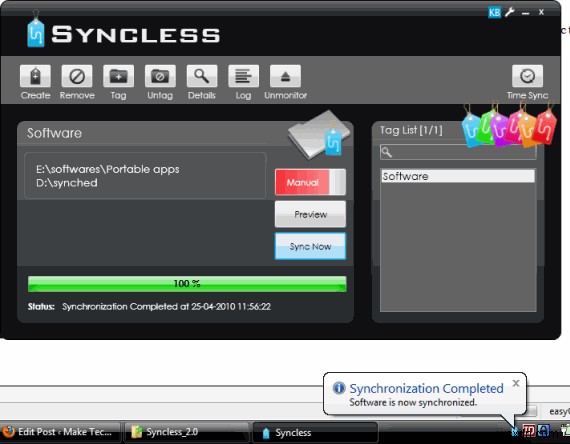Syncless:วิธีง่ายๆ ในการซิงโครไนซ์โฟลเดอร์ใน Windows