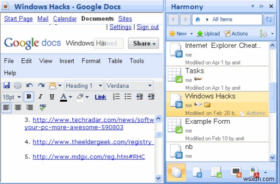 วิธีจัดการเอกสาร Google เอกสารจาก Microsoft Outlook