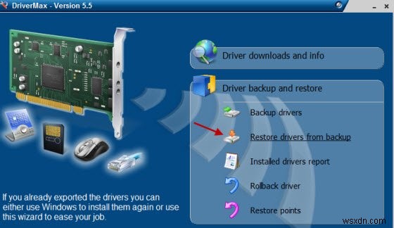 วิธีการสำรองไดรเวอร์ใน Windows