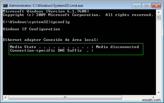 วิธีแก้ปัญหาเครือข่ายโดยใช้เครื่องมือบรรทัดคำสั่งใน Windows 7