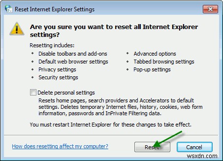 วิธีการแก้ไขปัญหาทั่วไปใน Internet Explorer 8
