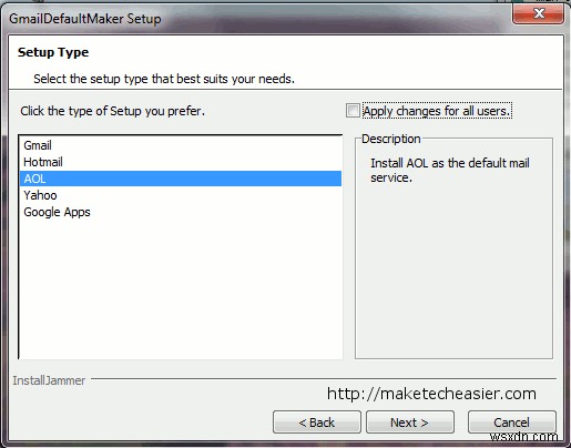 ถาม MakeTechEasier:วิธีตั้งค่า AOL Mail เป็นตัวจัดการอีเมลเริ่มต้นใน Windows