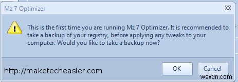 ปรับปรุงประสิทธิภาพ Windows ของคุณด้วย Mz 7 Optimizier