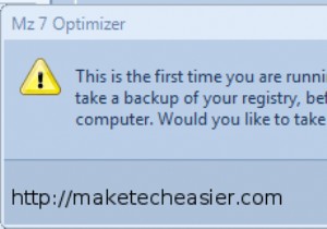 ปรับปรุงประสิทธิภาพ Windows ของคุณด้วย Mz 7 Optimizier