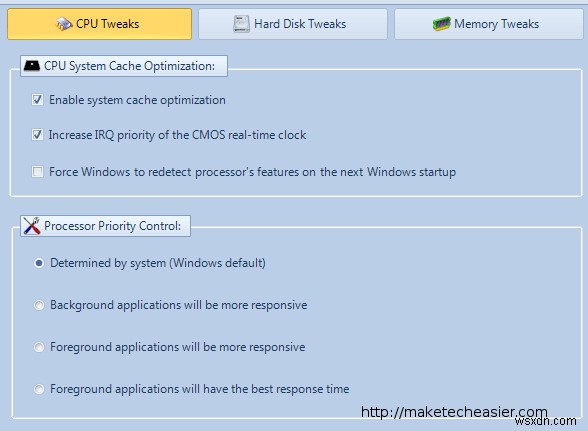 ปรับปรุงประสิทธิภาพ Windows ของคุณด้วย Mz 7 Optimizier