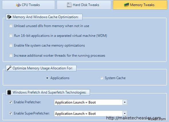 ปรับปรุงประสิทธิภาพ Windows ของคุณด้วย Mz 7 Optimizier