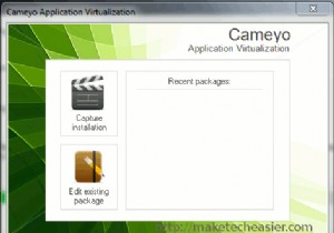 Cameyo:จำลองแอปพลิเคชันของคุณและทำให้เป็นแบบพกพา (Windows เท่านั้น)