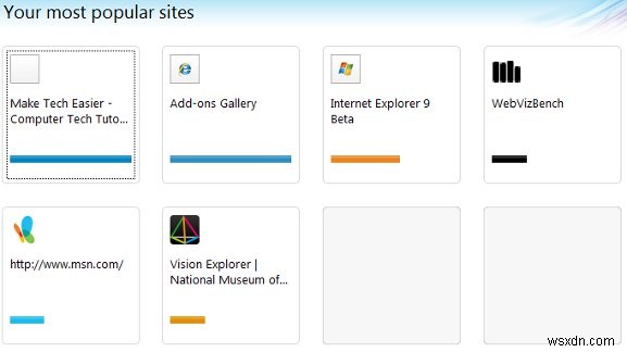 รีวิว Internet Explorer 9 รุ่นเบต้า
