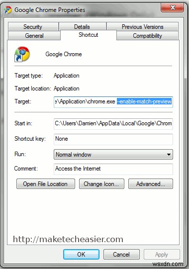 Snippet:เปิดใช้งาน Google ค้นหาทันใจในแถบอเนกประสงค์ของ Google Chrome (เฉพาะ Windows)