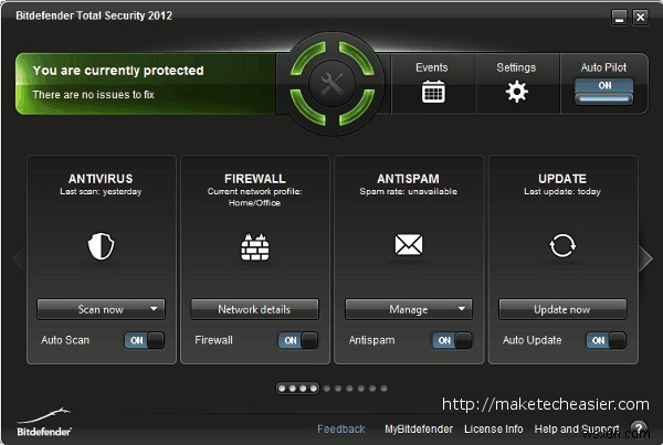 ให้ Windows ของคุณมีการป้องกันโดยรวมด้วย Bitdefender Total Security 2012