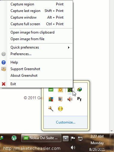 Greenshot:เครื่องมือภาพหน้าจอที่มีน้ำหนักเบาแต่เต็มไปด้วยคุณลักษณะสำหรับ Windows