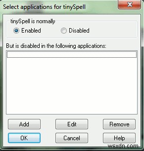 การเพิ่มการตรวจสอบการสะกดในแอปพลิเคชัน Windows โดยใช้ TinySpell