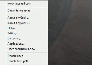 การเพิ่มการตรวจสอบการสะกดในแอปพลิเคชัน Windows โดยใช้ TinySpell