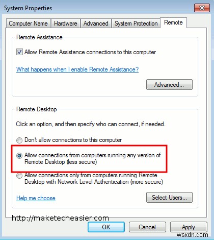 วิธีตั้งค่า เชื่อมต่อ และยอมรับการเชื่อมต่อเดสก์ท็อประยะไกลใน Windows 7