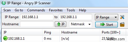 สแกนพอร์ตและที่อยู่ IP ของคุณด้วย Angry IP Scanner