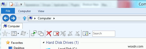 การเรียกดูแบบแท็บใน Windows Explorer เป็นไปได้ คุณสามารถรับได้ด้วยวิธีต่อไปนี้