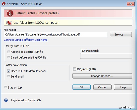 แจกฟรี:NovaPDF Professional [Windows] 