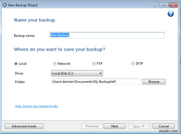 แจกฟรี:Backup4All Professional [Windows] (ปิดการประกวด)