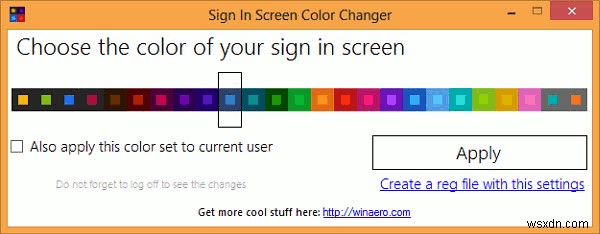 วิธีการเปลี่ยนสีของหน้าจอลงชื่อเข้าใช้ใน Windows 8