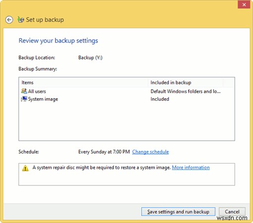 วิธีตั้งค่าการสำรองข้อมูลของ Windows ใน Windows 8 เพื่อบันทึกไฟล์และโฟลเดอร์ของคุณ