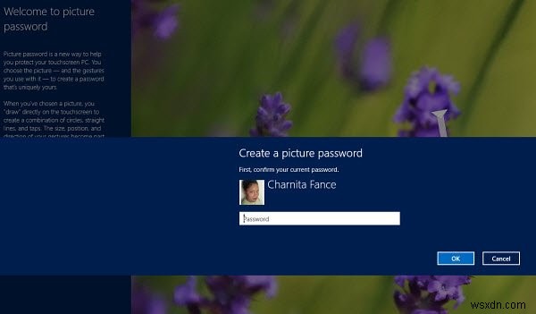 วิธีใช้รหัสผ่านรูปภาพใน Windows 8