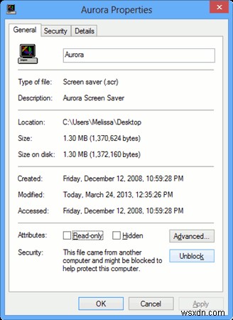 วิธีการเพิ่มสกรีนเซฟเวอร์ Aurora ใน Windows 8