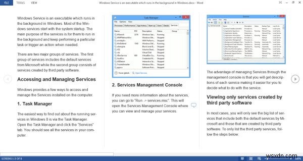 ทุกสิ่งที่คุณต้องการทราบเกี่ยวกับโหมดอ่าน Word 2013