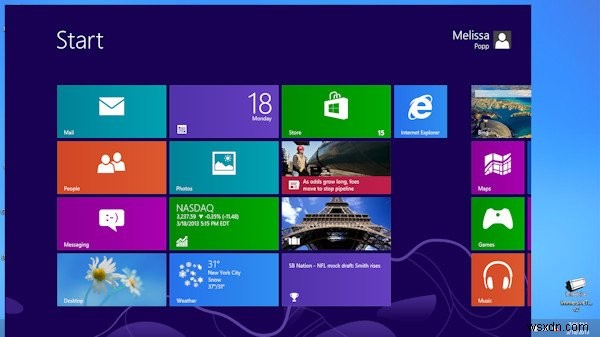 วิธีการเปลี่ยนขนาดและตำแหน่งของหน้าจอเริ่มต้นของ Windows 8