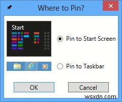 วิธีการปักหมุดที่หน้าจอเริ่มต้นของ Windows 8