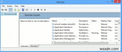 วิธีจัดการบริการของ Windows ใน Windows 8