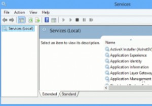 วิธีจัดการบริการของ Windows ใน Windows 8