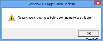 วิธีสำรองข้อมูลแอปใน Windows 8