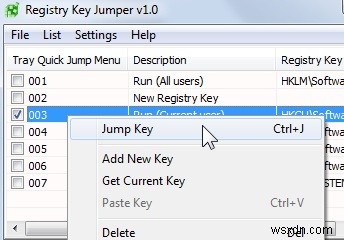 Registry Key Jumper:วิธีง่ายๆ ในการเข้าถึงรีจิสทรีของคุณ