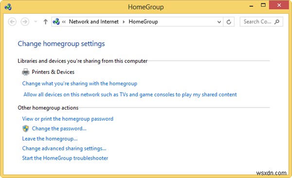 วิธีสร้างโฮมกรุ๊ปใน Windows 8