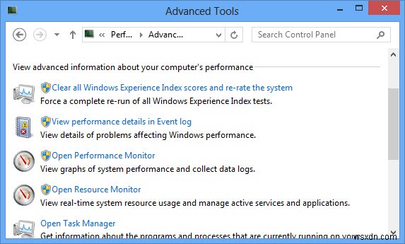 วิธีใช้ตัวตรวจสอบประสิทธิภาพของ Windows 8 เพื่อวิเคราะห์ประสิทธิภาพของระบบ