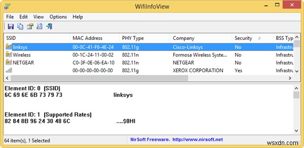 รับข้อมูลโดยละเอียดเกี่ยวกับเครือข่าย Wifi รอบตัวคุณ