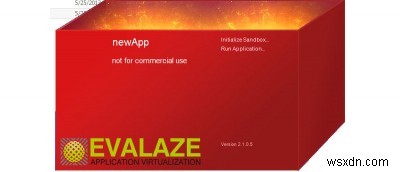 การใช้ Evalaze เพื่อจำลองแอปพลิเคชัน Windows