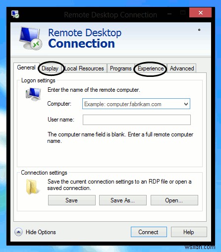 การเร่งความเร็วการเชื่อมต่อเดสก์ท็อประยะไกลใน Windows 8