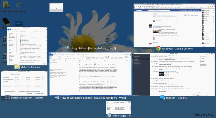 วิธีรับฟีเจอร์ Exposé ของ Mac ใน Windows
