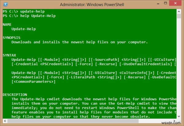 วิธีใช้ระบบช่วยเหลือของ PowerShell อย่างมีประสิทธิภาพ