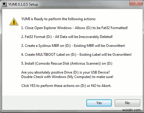 สร้างไดรฟ์ USB MultiBoot Linux ด้วย YUMI