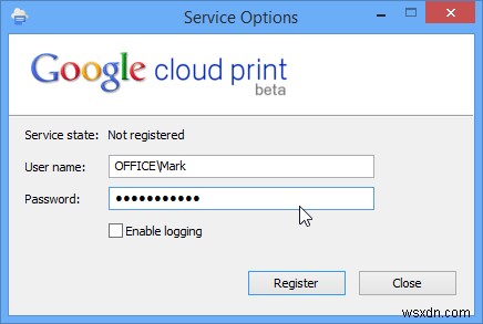 พิมพ์ไฟล์จากระยะไกลใน Windows ด้วย Google Cloud Print