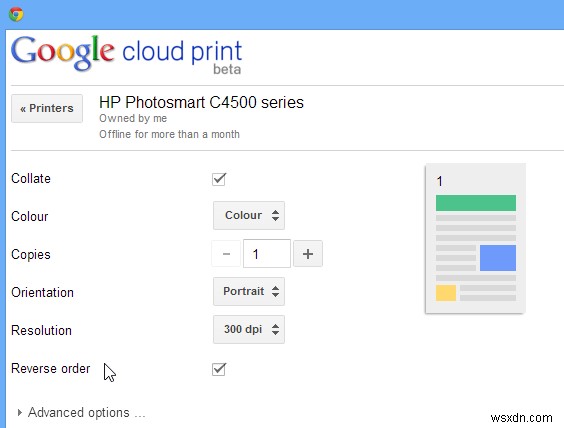 พิมพ์ไฟล์จากระยะไกลใน Windows ด้วย Google Cloud Print