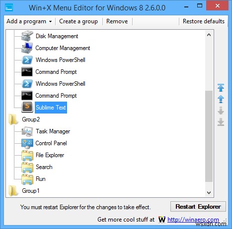 แก้ไขเมนู Win + X อย่างง่ายดายใน Windows 8 เพื่อเพิ่มผลผลิตของคุณ