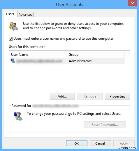 วิธีการเข้าสู่ระบบคอมพิวเตอร์ Windows 8 โดยอัตโนมัติ