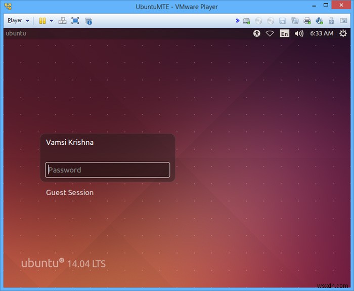 วิธีการติดตั้ง Ubuntu ใน VMware Player [Windows]