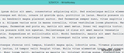 WriteMonkey โปรแกรมแก้ไข “Zenware” ที่ใช้ Markdown