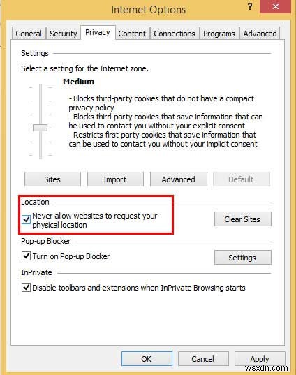 วิธีหยุดแอป Windows 8 และเบราว์เซอร์ IE จากการสอดแนมตำแหน่งของคุณ