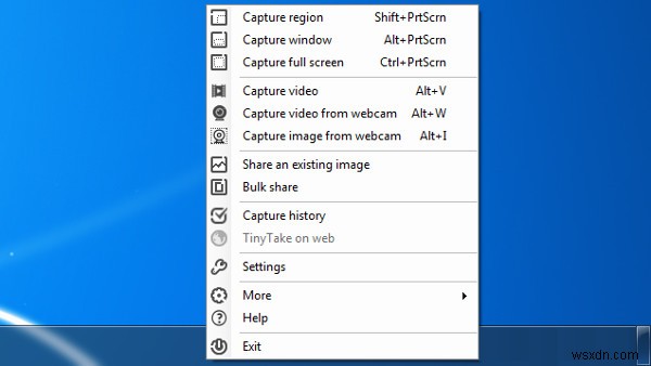 TinyTake ภาพหน้าจอขนาดเล็ก (แต่ทรงพลัง) และเครื่องมือ Screencast