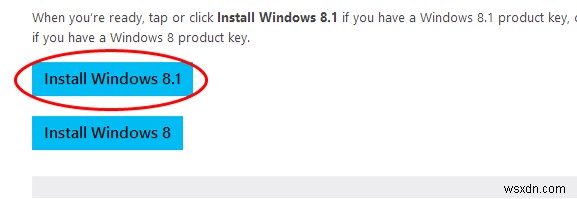 วิธีสร้างตัวติดตั้ง Windows 8.1 USB